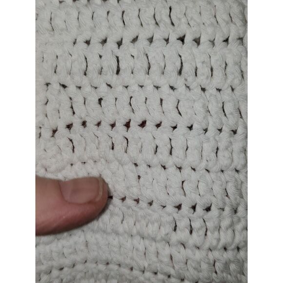 A Women's Sweater Vest Hand Made Hippie 60's Boho Granny Core Long Line XL - Picture 7 of 12